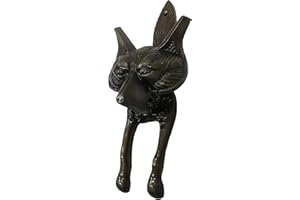 OLD NAIL SOURCE 9" - Fox & Tail - BB-82 - Brass Knocker - Classic door Knocker - BB-82 (1)