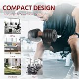 Yaheetech 30KG Adjustable Dumbbells Set 15KGx2 Home Gym Barbell Weights view 5