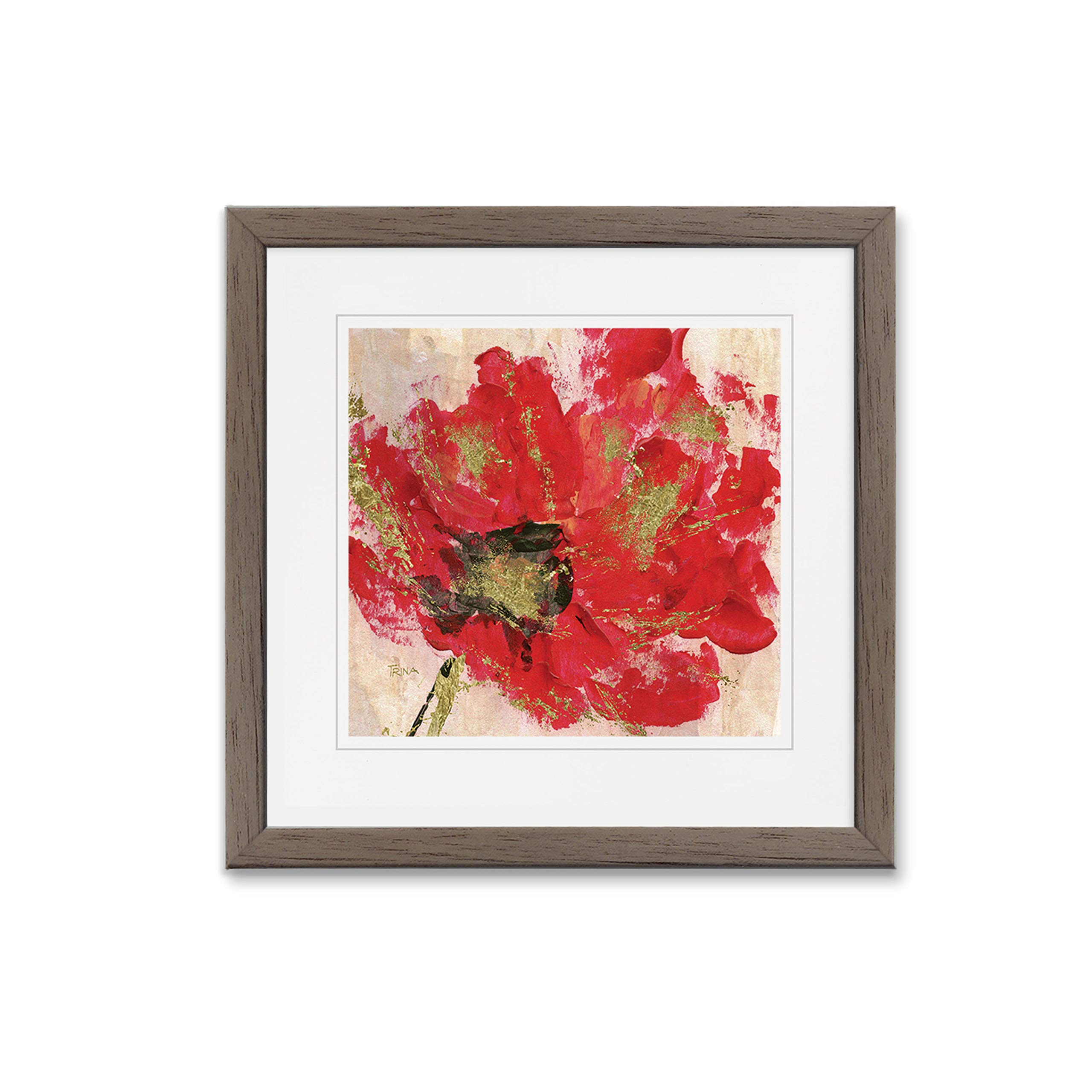 Wexford Home Red Infusion III Wall Art 15X15 Burly