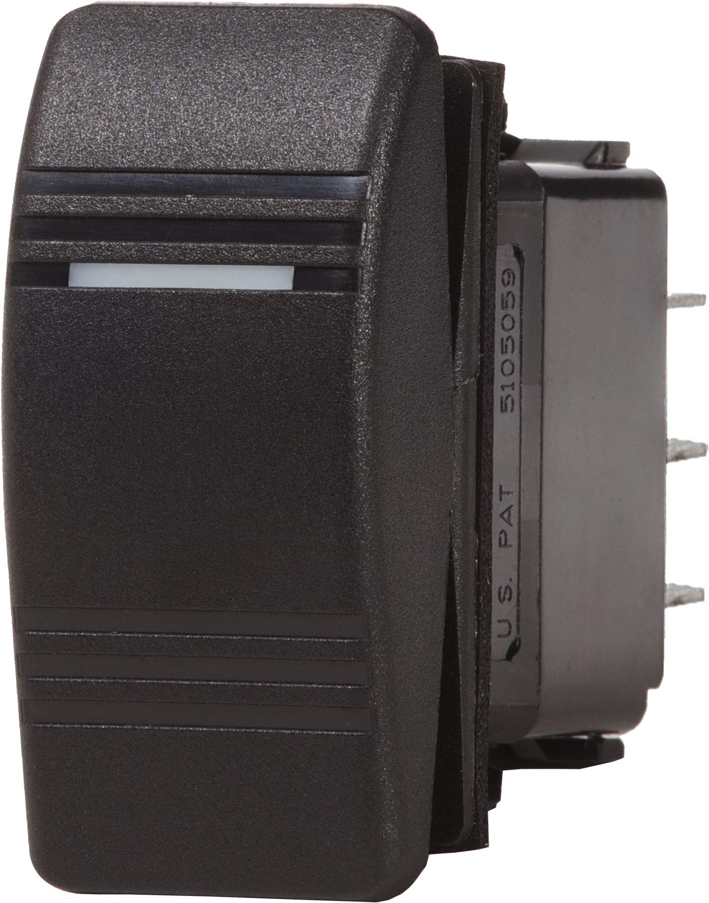 Blue Sea Systems 8289 Contura (ON)-OFF-ON DPDT Switch, Black