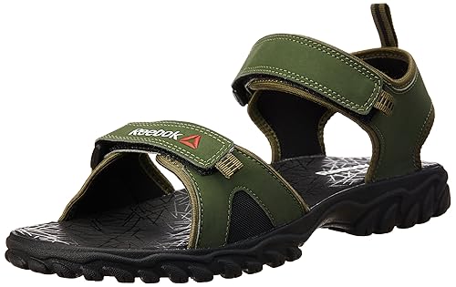 reebok black sandals