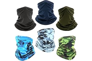 luculach Cooling Neck Gaiter for Men Women UV Protection Face Mask Neck Cover Fishing Bandanas Face Gators