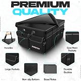 FORTEM Car Boot Organizer Collapsible 50L, 600D Oxford, Non Slip Bottom view 2