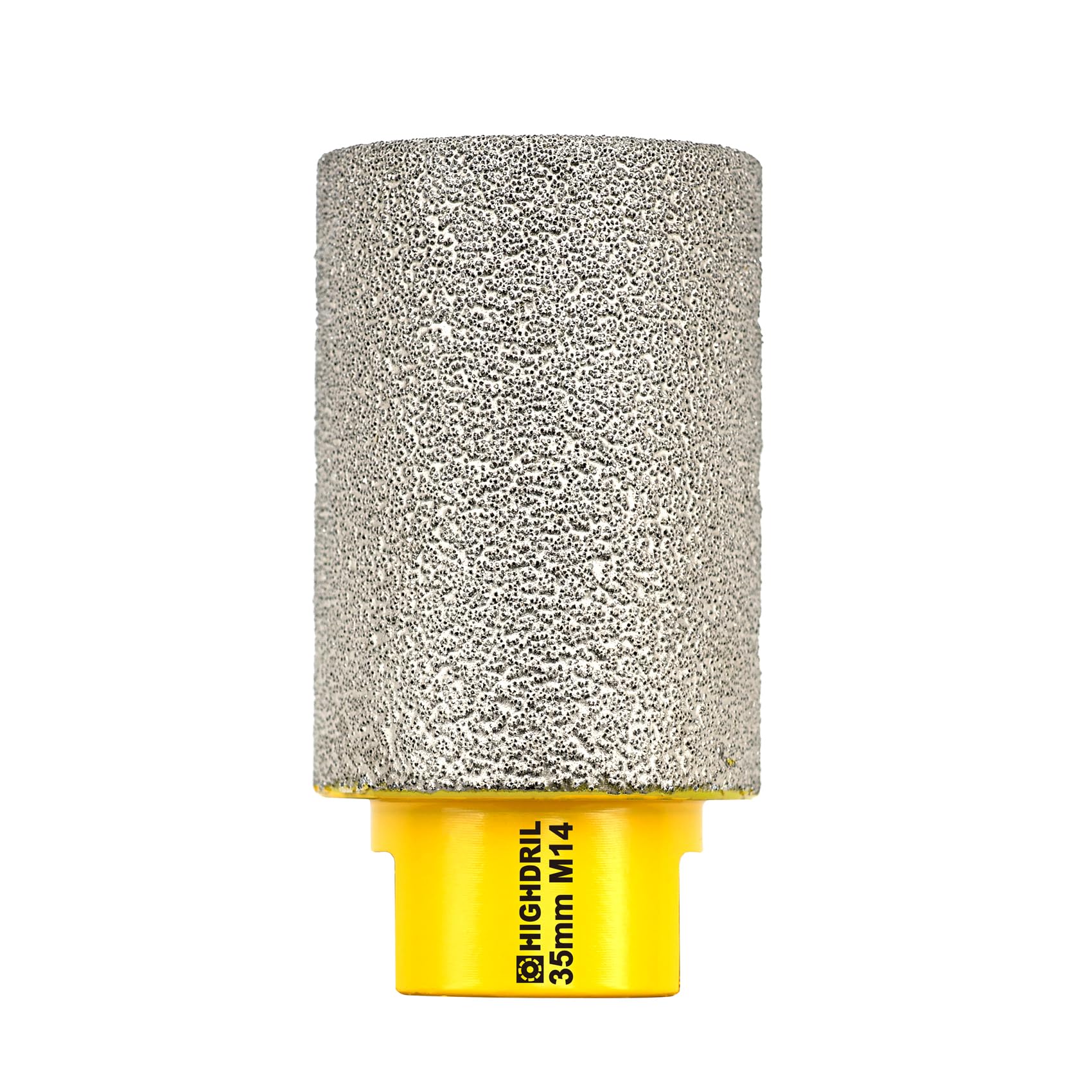 HIGHDRIL Diamond Milling Bit for Enlarging and Shaping Hole,Diameter 35mm (1-3/8") Dry Drilling Core Bit for Porcelain,Hard Ceramic,Granite and Marble