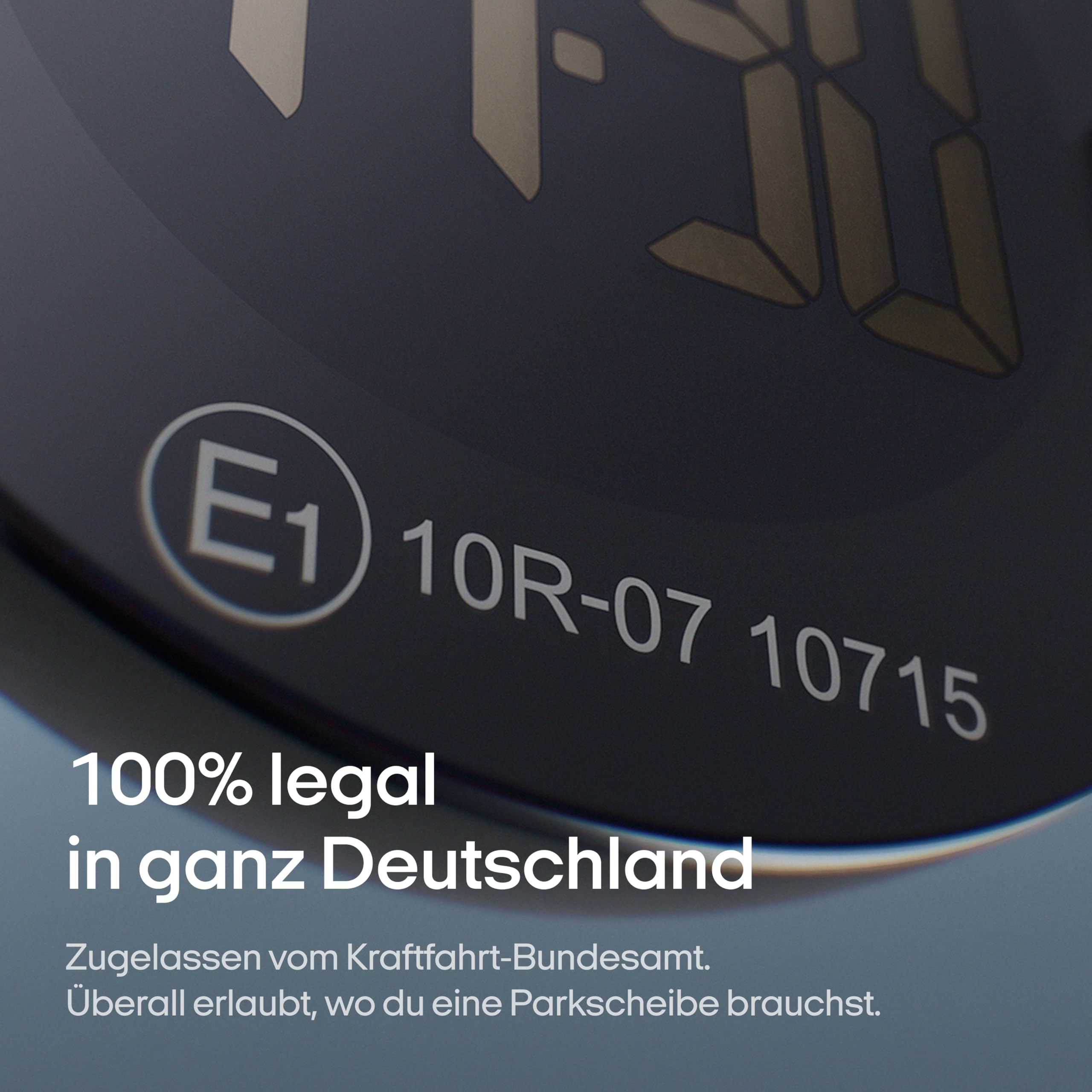 OOONO P-DISC NO4 – Elektronische Parkscheibe im kompakten Design mit automatischer Zeiteinstellung, Hochkontrast-Display & bis zu 3 Jahren Batterielaufzeit (Schwarz) 6