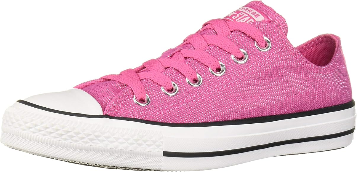 black and pink converse