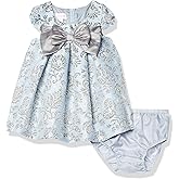 Bonnie Jean Baby-Girls Short Sleeve Jacquard Party DressSpecial Occasion Dress