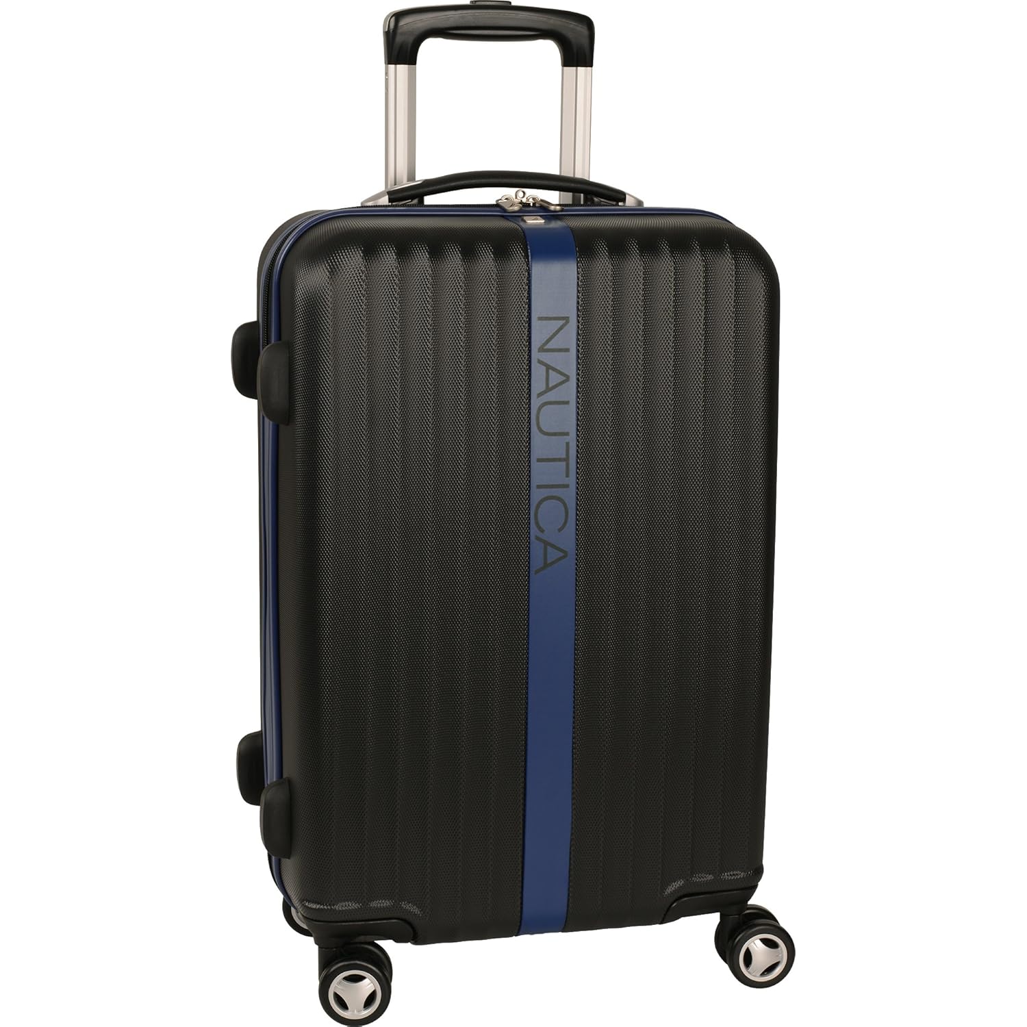 Nautica Surfers Paradise Luggage Set, Black/Cobalt Blue, One Size eBay