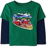 The Children's Place Baby-Boys and Toddler Long Sleeve Everday Casual Knit Shirt