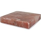 IndusClassic SSP-05 Himalayan Salt Block, Plate, Slab for Cooking, Grilling, Seasoning, And Serving (8X8X1.5)