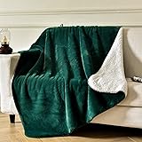 SOCHOW Luxury Sherpa Fleece Throw Blanket, 600GSM Ultra Soft and Warm Flash in The Light Plush Blanket for Bed Sofa Couch, Fa