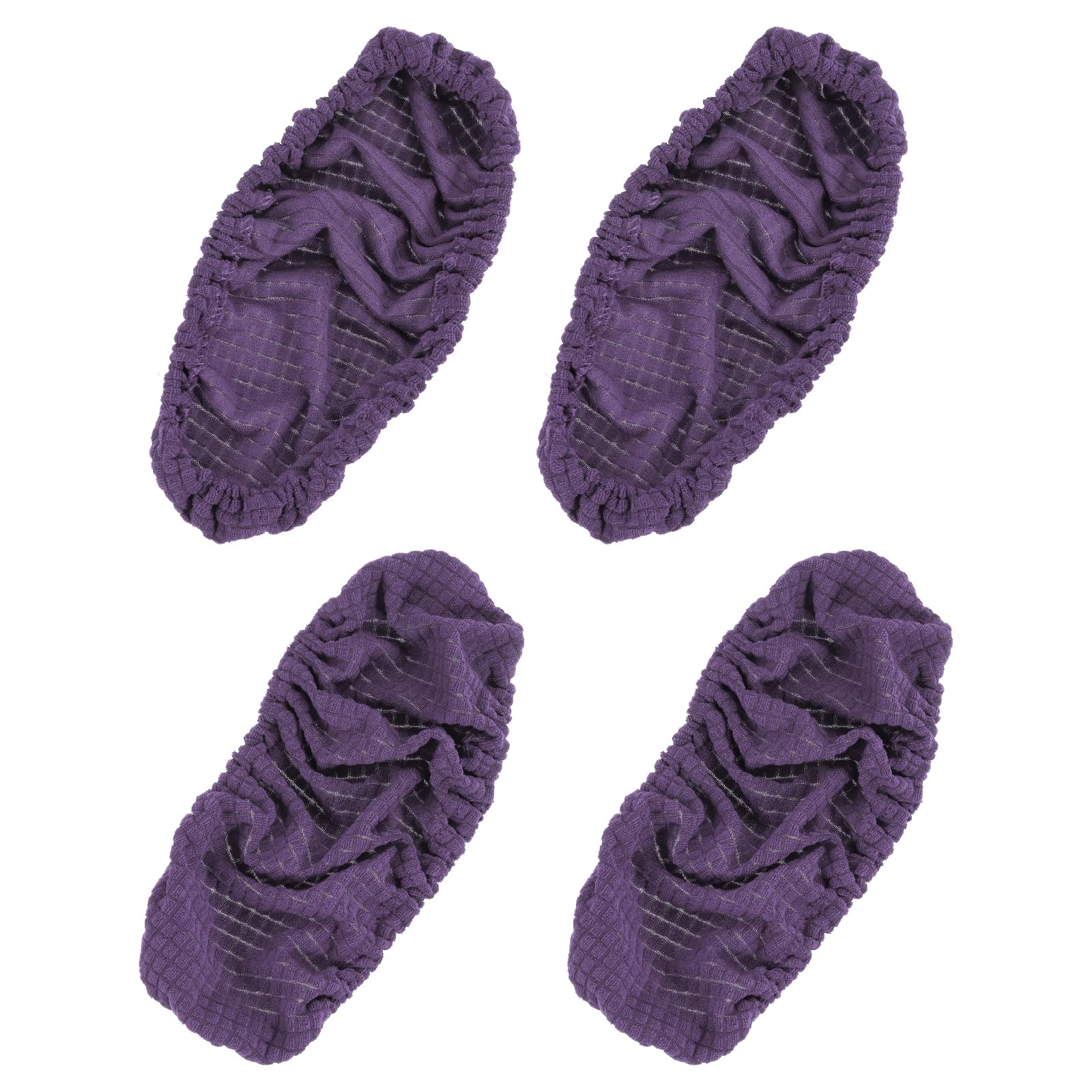 PATIKIL Office Chair Arm Cover, 4Pcs Office Chair Armrest Covers Protectors Memory Stretchable Computer Chair Arm Rest Covers Removable for Office Chair, Purple