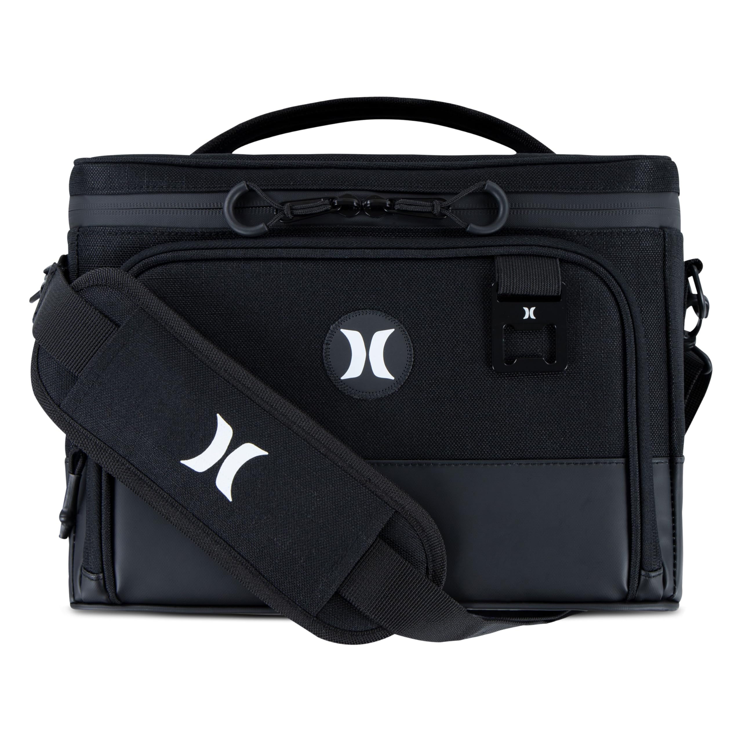 Hurley Cooler Tote Bag, 12 Can/Black