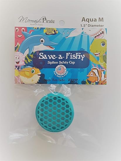 Mermaid & Pirate Aquarium Supply Save-a-Fishy Siphon Safety Cap