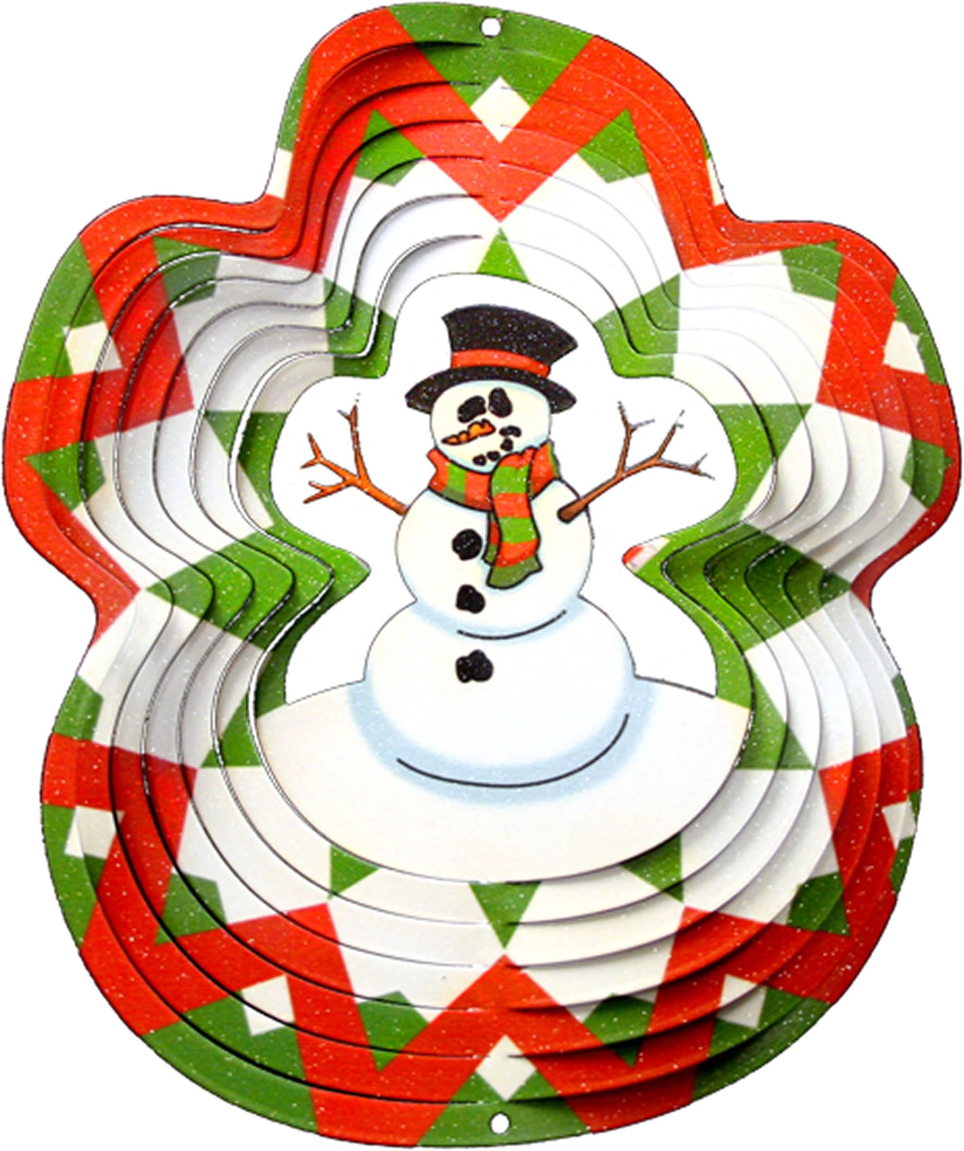 Iron Stop H810-10 Designer Snowman Wind Spinner