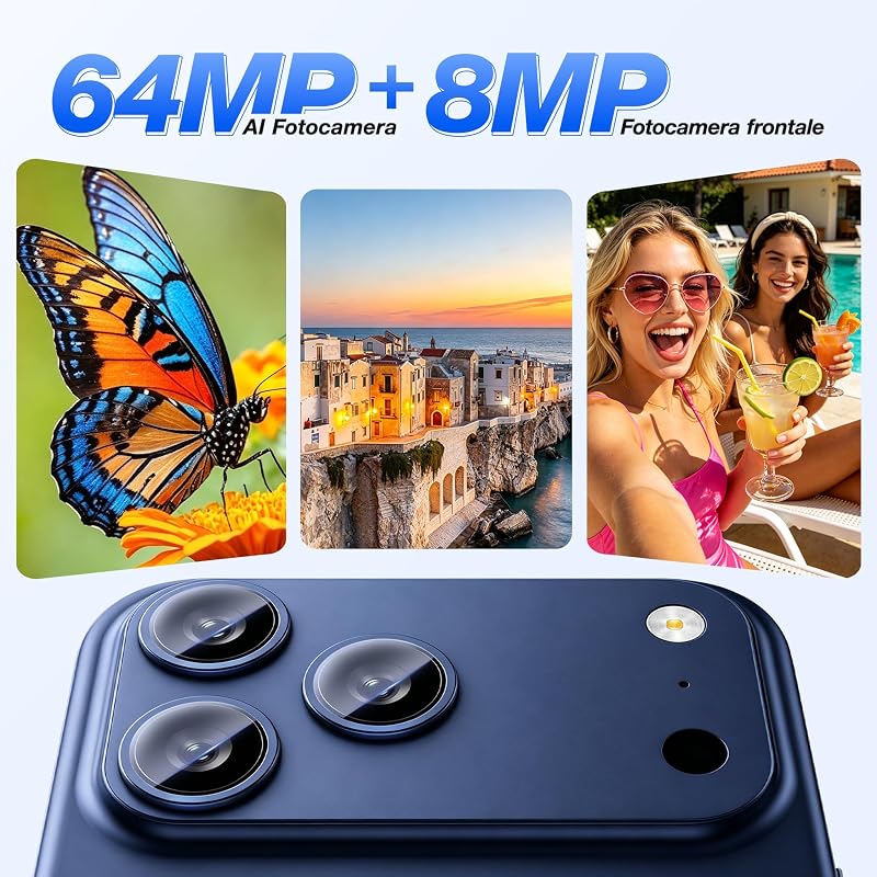 C17 PLUS Smartphone Android 16, 6.9" &120Hz, 24GB RAM+256GB ROM/1TB