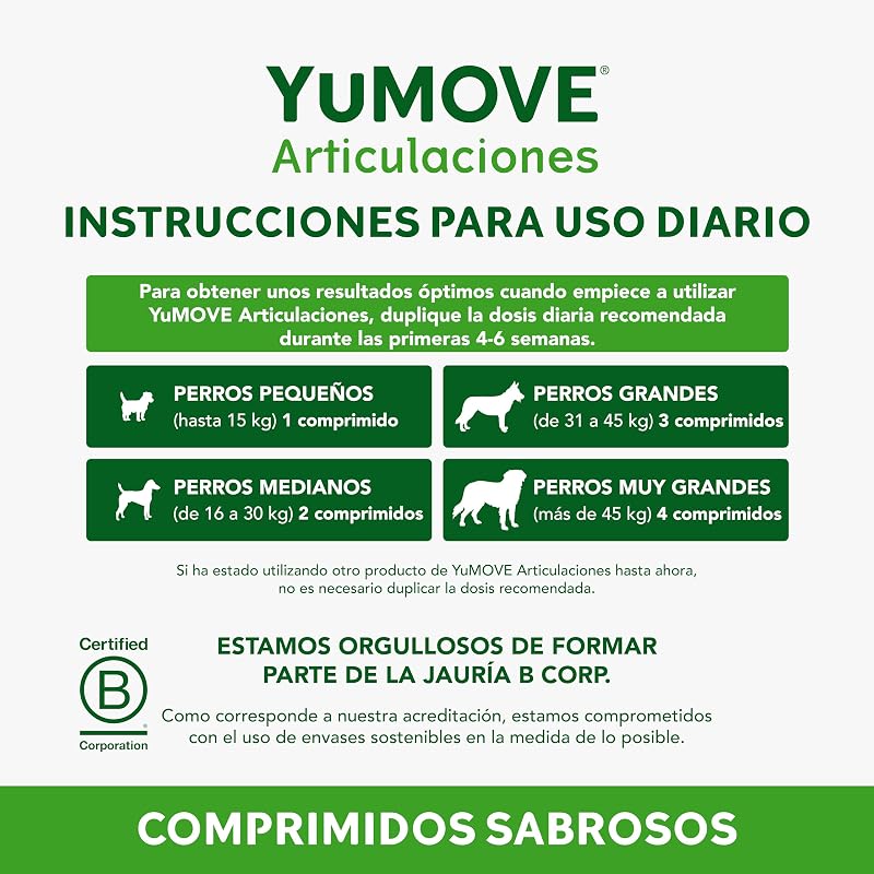Condroprotector Perros 2-7 Años, 120 Comprimidos ActivEase Movilidad