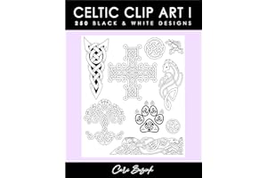 Celtic Clip Art 1: 250 fantastic Celtic clip art designs, 8.5" x 11" (Clip Art Books by AonCelticArt)