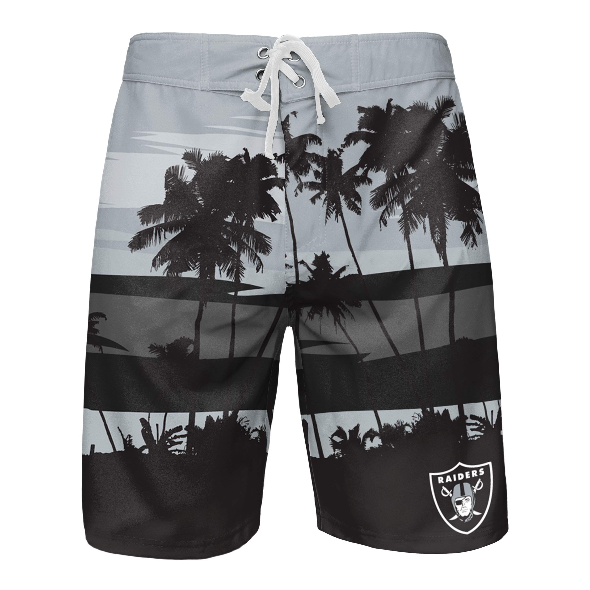 las vegas raiders swim trunks