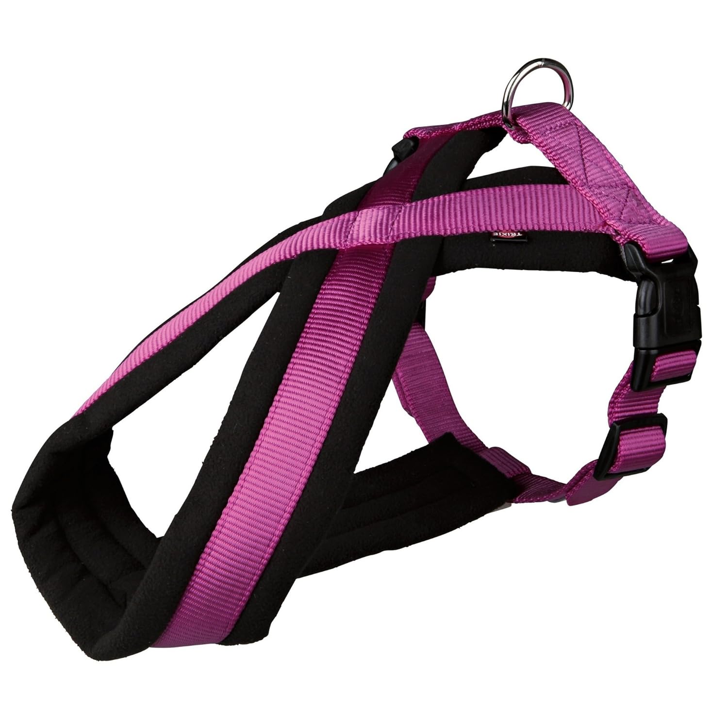 Premium Dog Padded Harness, L 6090 cm/25 mm, berry Amazon.co.uk Pet