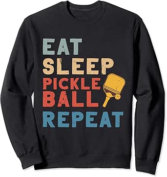 Amazon.com: Eat Sleep Pickleball Repeat Dink Drill Paddle Volley
