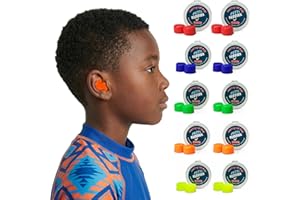 PUTTY BUDDIES Floating Earplugs 10-Pair Pack - Soft Silicone Ear Plugs for Swimming & Bathing - Invented by Physician - Keep 