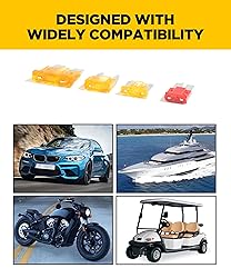 YAKEFLY 12 Pack Fuse Taps Set,4 Types 12V Car