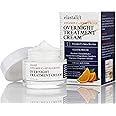 Elastalift Renewing Night Cream | Brightening Vitamin C Cream + Hyaluronic Acid Moisturizer For Face | Oil-Free Overnight Correcting Facial Treatment Night Lotion | Skin Care Face Cream, 1.75 Fl Oz