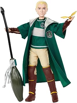 Mattel Harry Potter GDJ71 Harry Potter und Die Kammer des Schreckens Draco Malfoy Quidditch Puppe