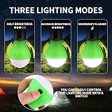 TSLBW 5 Pcs Camping Lights LED Tent Lanterns with Carabiner Clips 3 Modes view 3