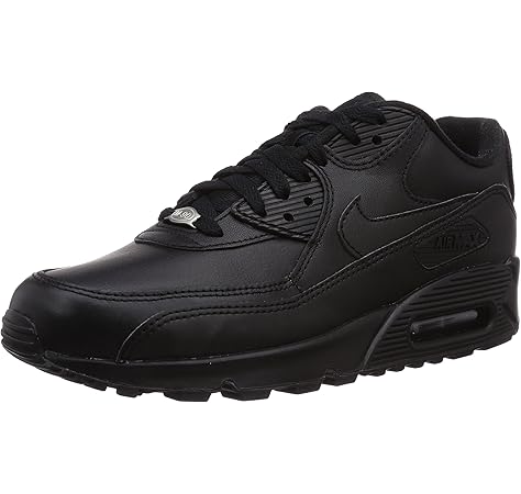 mens black leather nike shoes