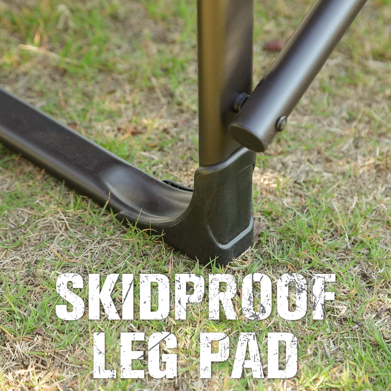 TIMBER RIDGE Oversized Directors Chairs with Side Table, Heavy Duty Folding Camping Chair up to 600 Lbs Weight Capacity (Gray): Kitchen & Dining