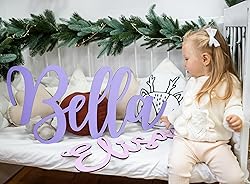 Wooden Name Signs for Nursery Custom Baby Name Sign