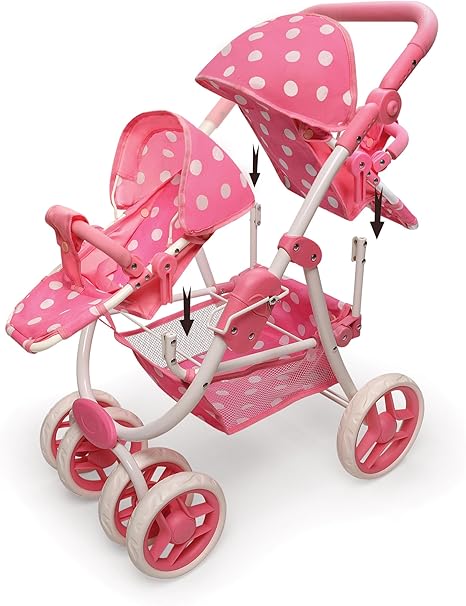 coche doble de muñecas