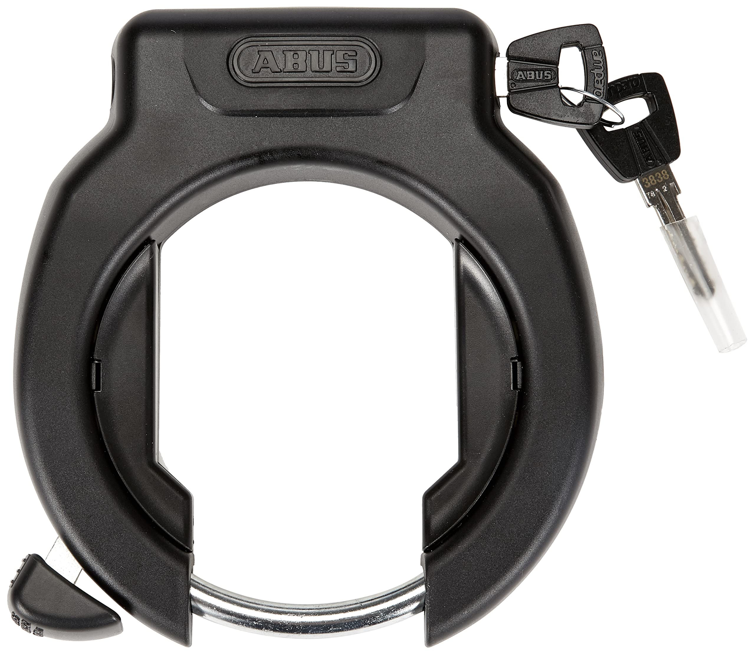 ABUS frame lock PRO AMPARO 4750SL R - Bicycle lock for mounting on the frame of the bicycle - 8.5 mm - security level 9 - Black
