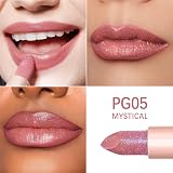Oulac Pink Shimmer Lipstick Moisture Lip Tint Vegan Clean Beauty Mystical view 3