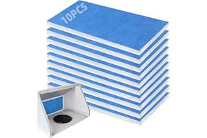 U0U 10 Pieces Paint Booth Filters,Portable Spray Booth Filter, Paint Booth Exhaust Filters for Replace Airbrush Spray Booths Paint Booth