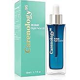 100% Pure Blue Tansy Korean Skincare Carenology Essential Facial Oil Overnight facial Repair for Acne Spot and Scar Treatment, Non-Greasy, Dermatologist Recommended for All Skin Types