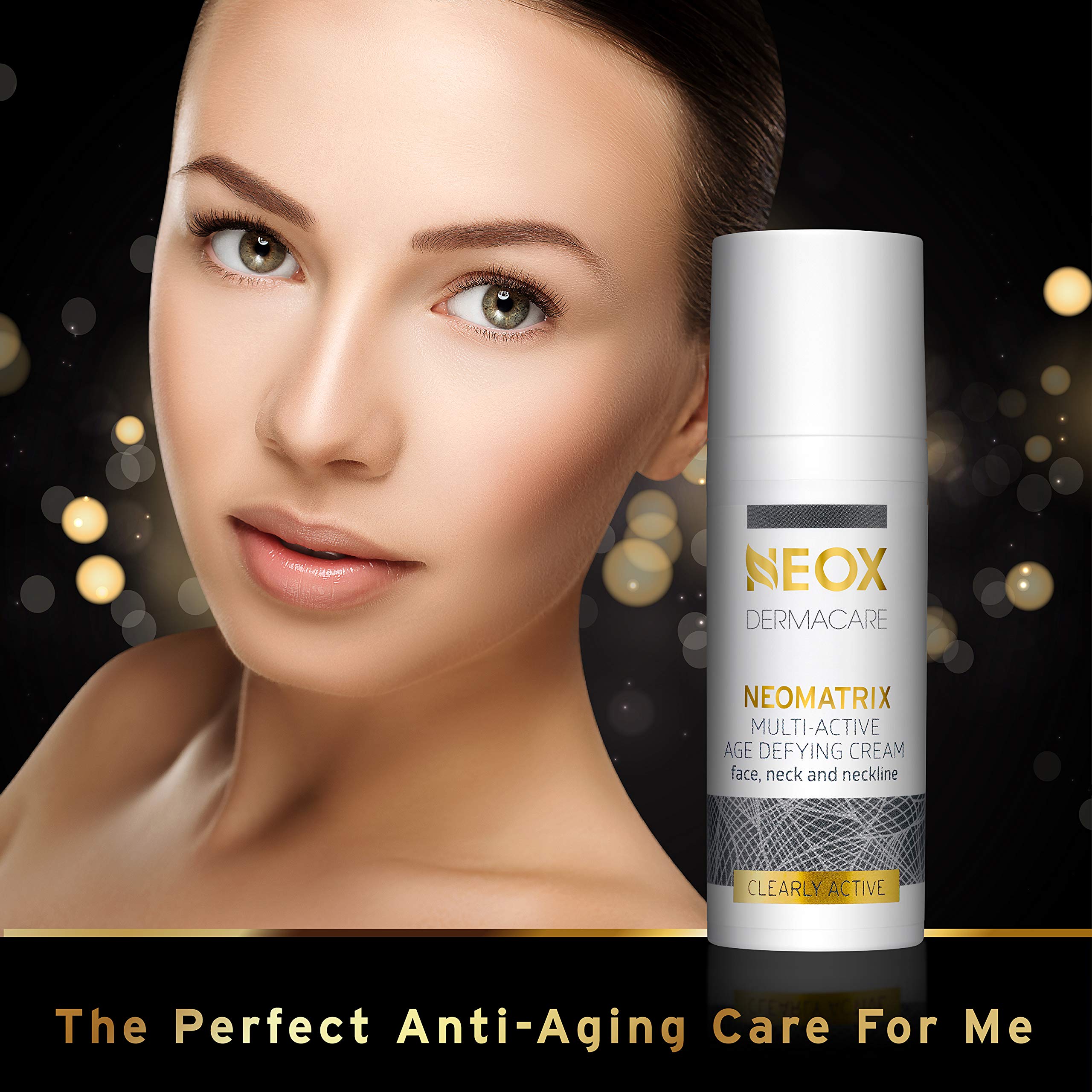 NeoMatrix Anti Wrinkle Cream Multi-Active Age Defying Cream by NEOX DERMACARE: 10 Treatments in One of Anti-Aging, Anti-Wrinkle, Firming, Lifting on Face, Neck or Neckline