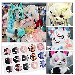4 Pcs Fursuit Eye Mesh & 3 Pcs Eyes Mesh