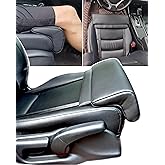 Pianotlbosx Car Leg Extender Leg Support for Driving, Car Front Seat Thigh Extender Support Cushions, Adjustable Length/Height/Angle Leg Rest Pillow for Cars Office (Black)