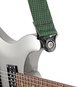 D'Addario Auto Lock Polypro Guitar Strap Green view 4