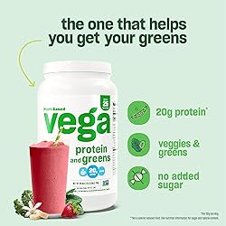 Vega Protein and Greens Protein Powder, Vanilla