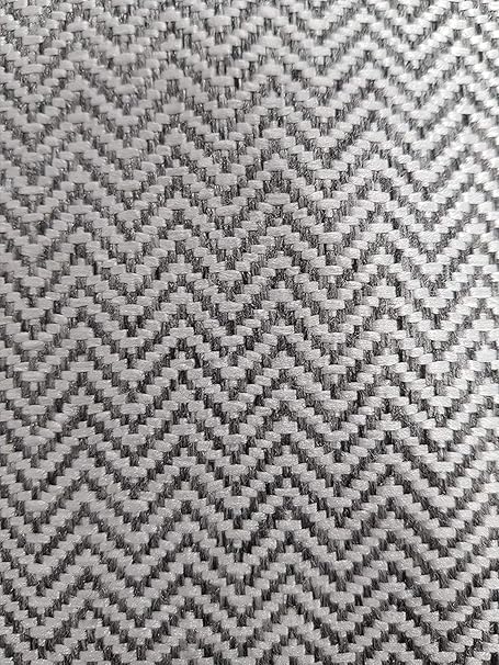 10 Meters Grey Herringbone Tweed Type Soft Wool Look And Touch
