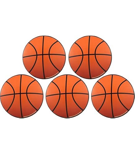 Basketball Car Magnet - 5.625x5.625 Inch Vehicle & Refrigerator Decal