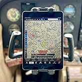 FlightPro ProAviator Yoke Mount - iPad Pro, Mini, Phones | 360-degree swivel, secure grip for Cessna, Piper and Most GA Yokes