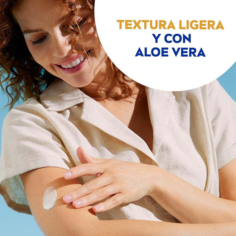 NIVEA SUN Proteção Imediata Sensível Anti-Alergia Leite Solar FPS 50+ (1 x 200 ml), protetor solar não gorduroso para pele sensível, 50 protetor solar resistente à água
