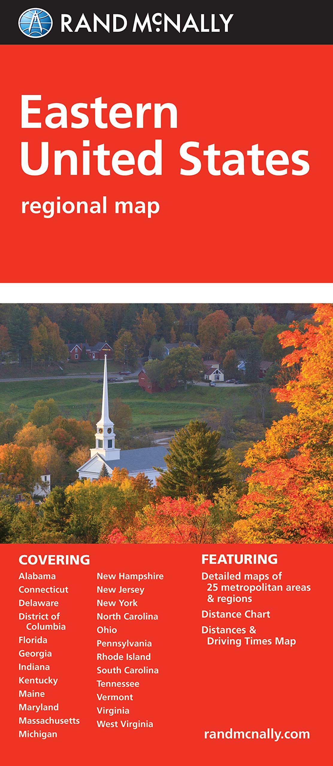 Folded Map Eastern United States Rand Mcnally 9780528881152 Amazon Com Books 2022 Rand Mcnally Eastern United States Map