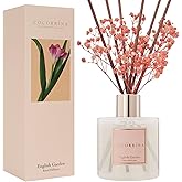 COCORRÍNA Reed Diffuser - English Garden Scented Diffuser with 8 Sticks Home Fragrance Reed Diffuser for Bathroom Shelf Decor