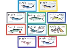 Matiz Seafood Variety Pack Sampler |10 pack|, 1 can each of Matiz Seafood Line